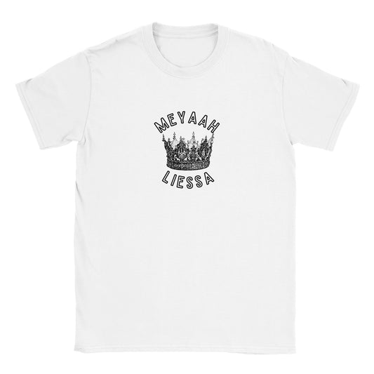 Meyaah Liessa From Blood And Ash ASITE ALITF Casteel Hello Princess Murderous Little Creature FBAA Poppy Unisex White Crewneck T-shirt