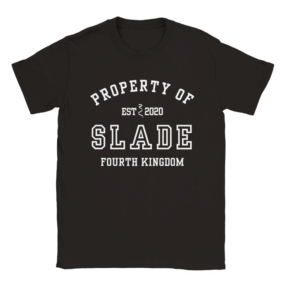 Plated Prisoner Property of Slade Collegiate T-Shirt Commander Rip Merch Classic Unisex Crewneck Tshirt