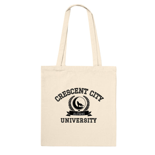 Crescent City University Tote Bag HOSAB HOEAB Sarah J Maas Crescent City Bookish Booktok Bookbag