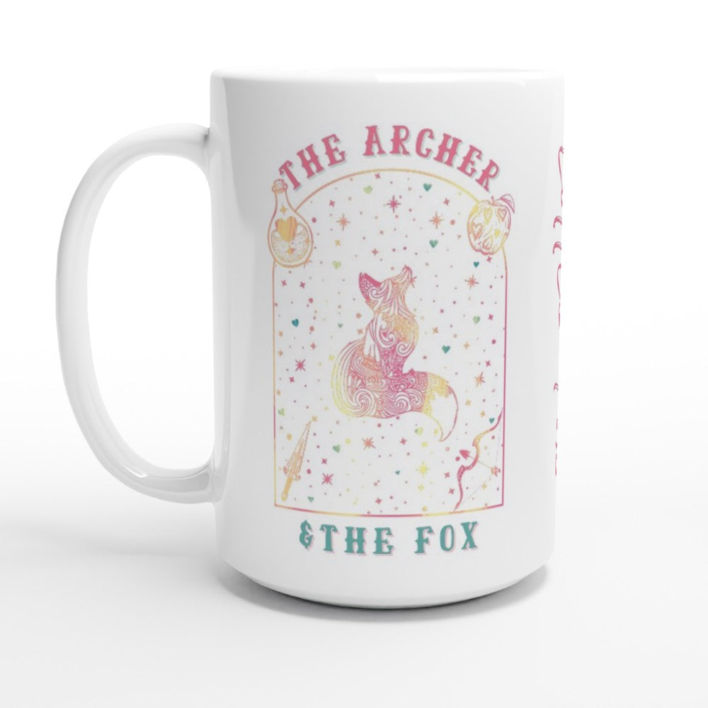 The Ballad of the Archer and the Fox Once Upon a Broken Heart Evangeline Fox Jacks Prince of Hearts White 15oz Ceramic Mug