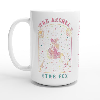 The Ballad of the Archer and the Fox Once Upon a Broken Heart Evangeline Fox Jacks Prince of Hearts White 15oz Ceramic Mug