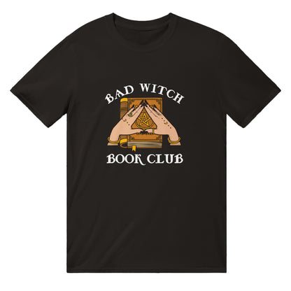 Bad Witch Book Club Halloween Fall Autumn Shirt Bookish Merch Book Lover Gifts Dark Classic Unisex Crewneck T-shirt