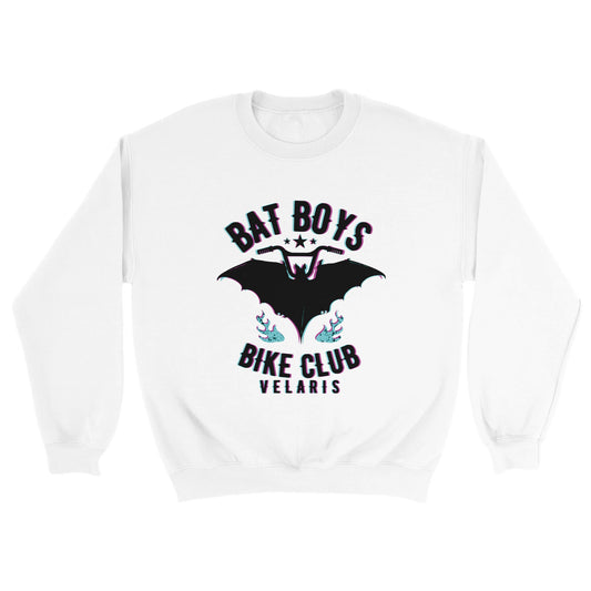 ACOTAR Bat Boys Rhysand Cassian Azriel Bike Club Velaris SJM Licensed Night Court Bookish Booktok Unisex Crewneck Sweatshirt