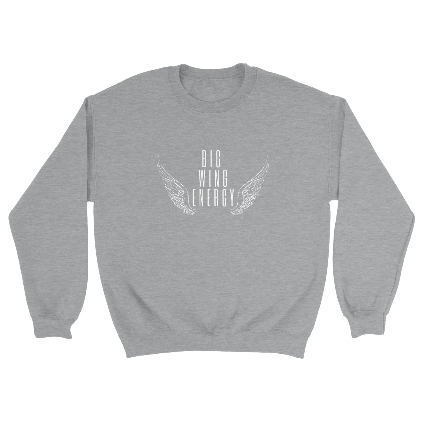 ACOTAR Big Wing Energy Velaris Rhysand Feyre Sweatshirt White Print Unisex Crewneck Bookish BOOKTOK Sweater, Velaris, Night Court