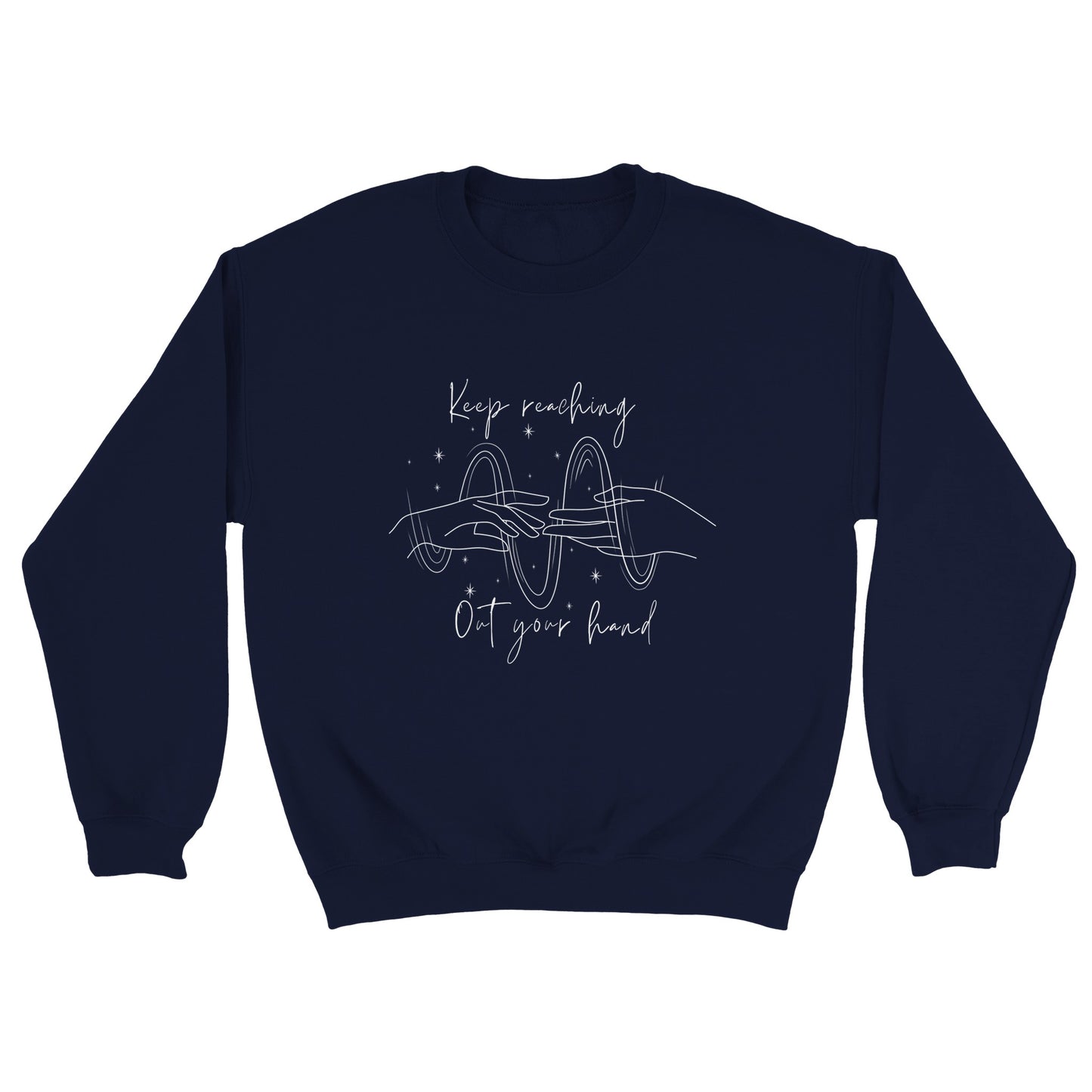 ACOTAR Nesta Cassian Sweatshirt Unisex Crewneck Keep Reaching Out, Bookish BOOKTOK Sweater, Velaris, Night Court