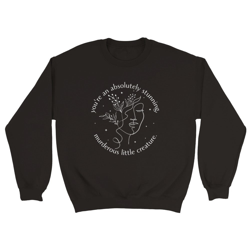 From Blood And Ash Sweater Prince Casteel Absolutely Stunning Murderous Little Creature FBAA Jumper Poppy Black Classic Unisex Sweatshirt