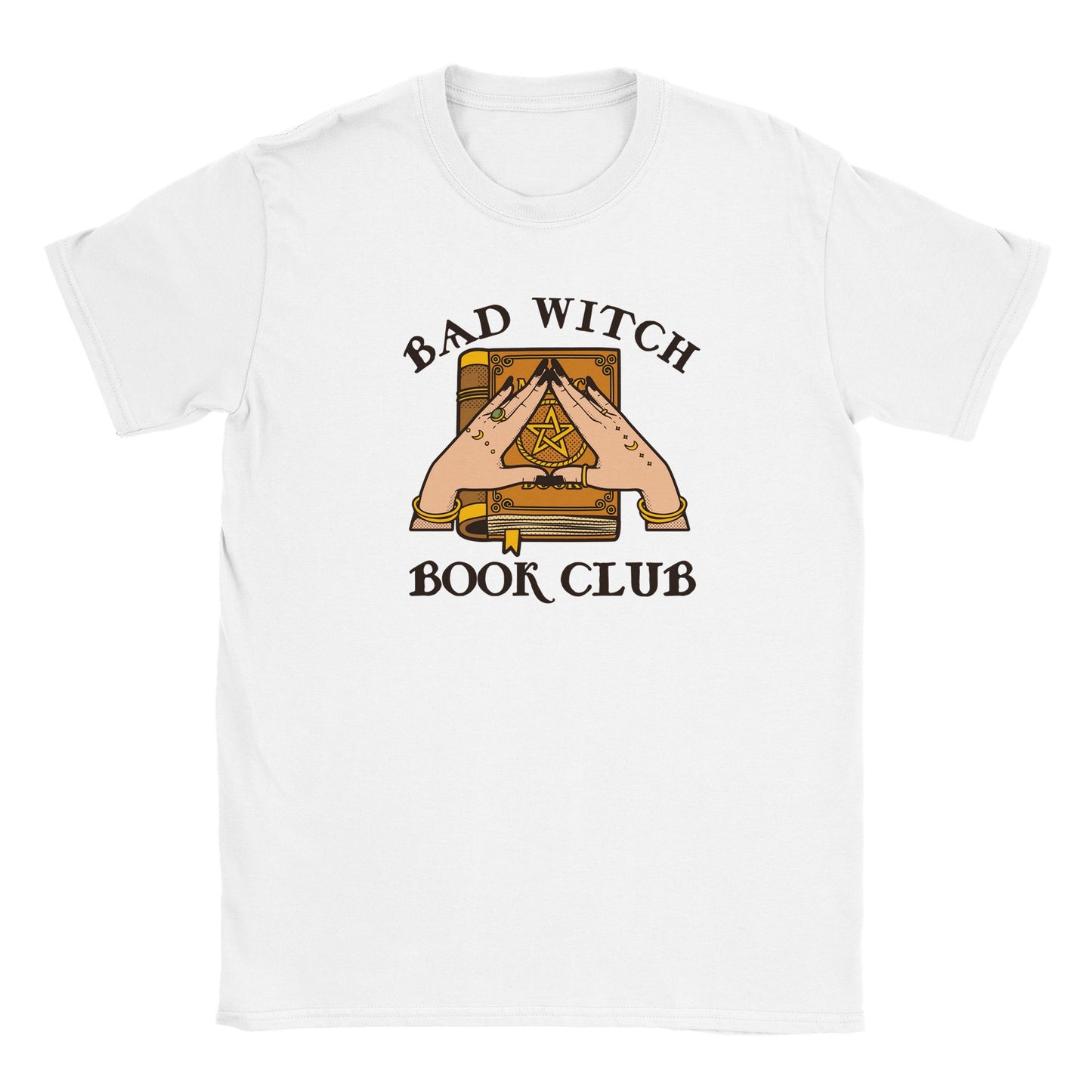 Bad Witch Book Club Halloween Fall Autumn Shirt Bookish Merch Book Lover Gifts Light Classic Unisex Crewneck T-shirt