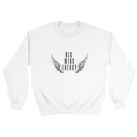 ACOTAR Big Wing Energy Velaris Rhysand Feyre SJM Licensed Sweatshirt Black Print Unisex Crewneck Bookish BOOKTOK Sweater Night Court