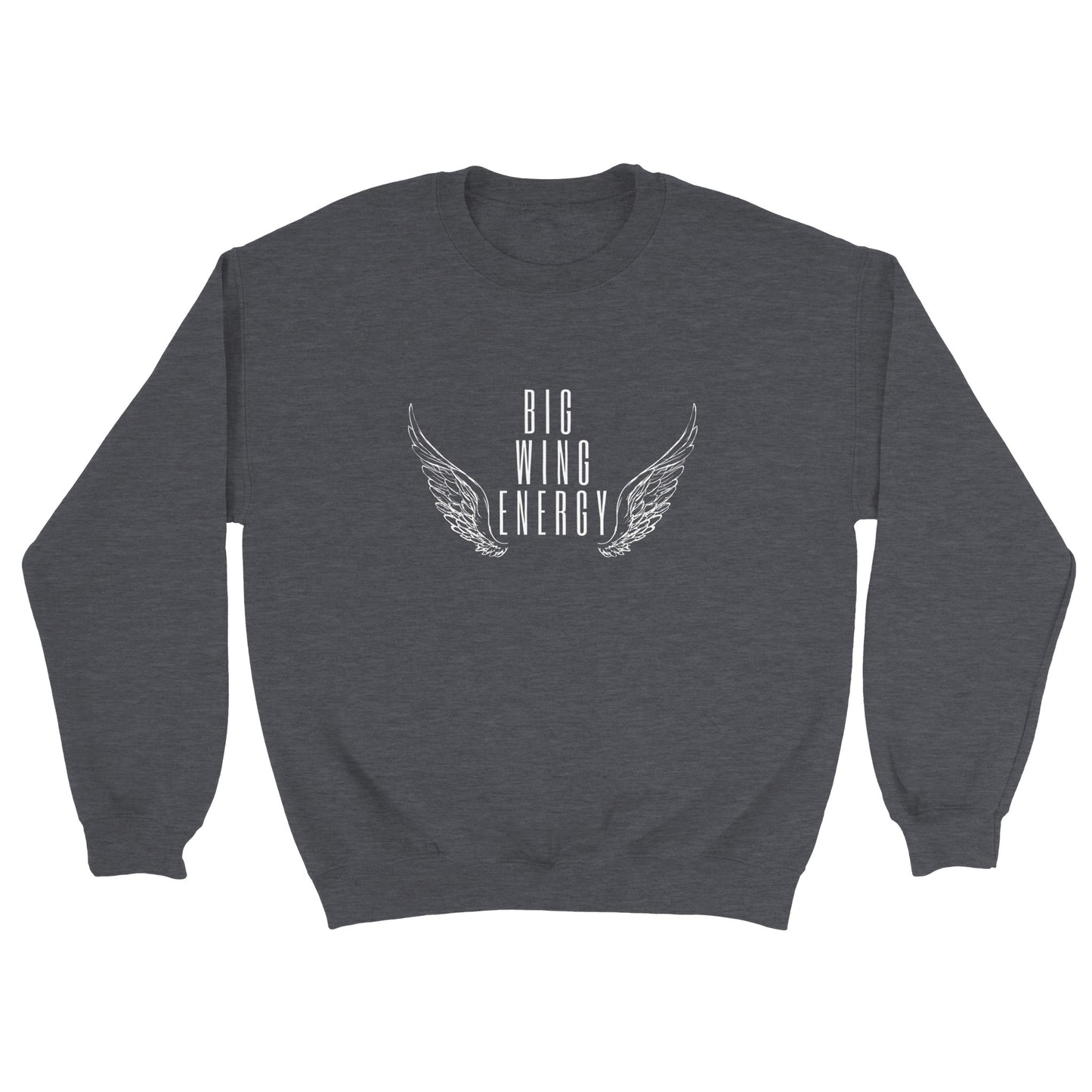 ACOTAR Big Wing Energy Velaris Rhysand Feyre Sweatshirt White Print Unisex Crewneck Bookish BOOKTOK Sweater, Velaris, Night Court