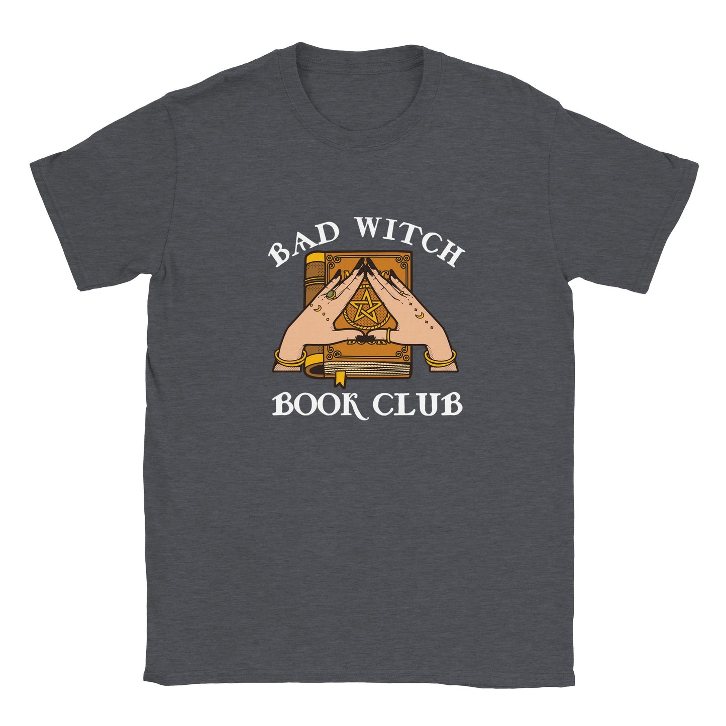 Bad Witch Book Club Halloween Fall Autumn Shirt Bookish Merch Book Lover Gifts Dark Classic Unisex Crewneck T-shirt