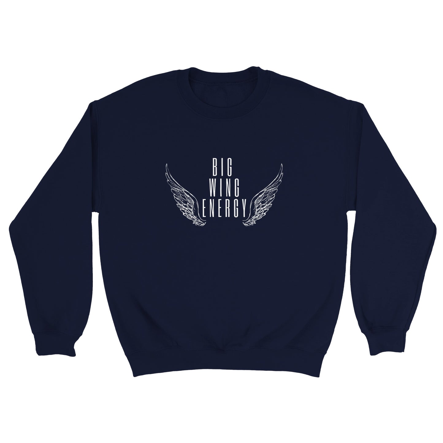 ACOTAR Big Wing Energy Velaris Rhysand Feyre Sweatshirt White Print Unisex Crewneck Bookish BOOKTOK Sweater, Velaris, Night Court