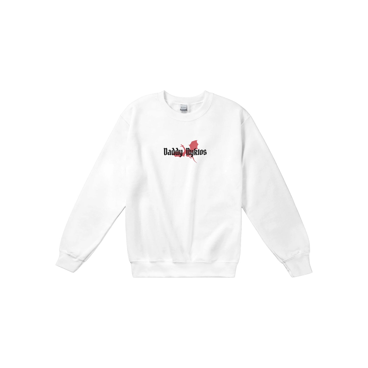 Daddy Nyktos Shadow in the Ember FBAA Flesh and Fire Series Sweatshirt Prince Casteel Poppy Sera Oversized Jumper Unisex White Crewneck JLA