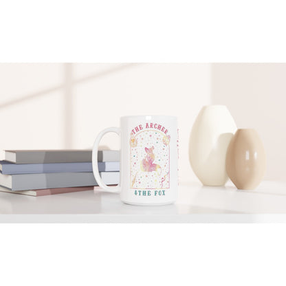 The Ballad of the Archer and the Fox Once Upon a Broken Heart Evangeline Fox Jacks Prince of Hearts White 15oz Ceramic Mug