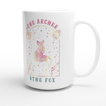 The Ballad of the Archer and the Fox Once Upon a Broken Heart Evangeline Fox Jacks Prince of Hearts White 15oz Ceramic Mug