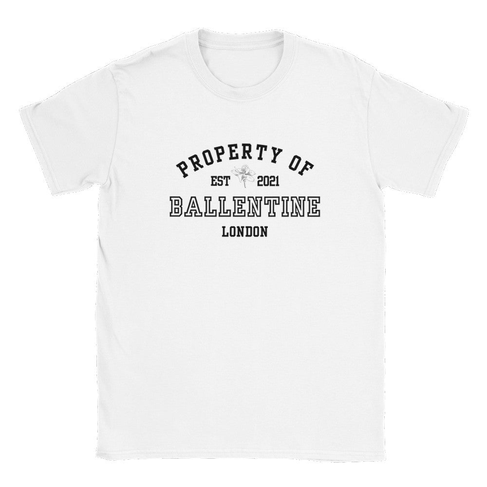 Property Of BJ Ballentine Magnolia Parks Daisy Haites Book Boyfriend Merch Classic Fit White Unisex Crewneck T-shirt