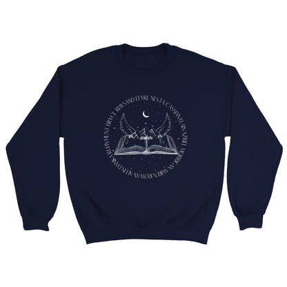 SJM Universe Character Sweatshirt Throne of Glass, ACOTAR Crescent City SJM Licensed Classic Unisex Pullover Crewneck