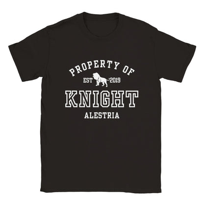 Ruthless Boys Property Of Leon Knight Collegiate T-shirt Zodiac Academy Merch Classic Unisex Crewneck Tshirt