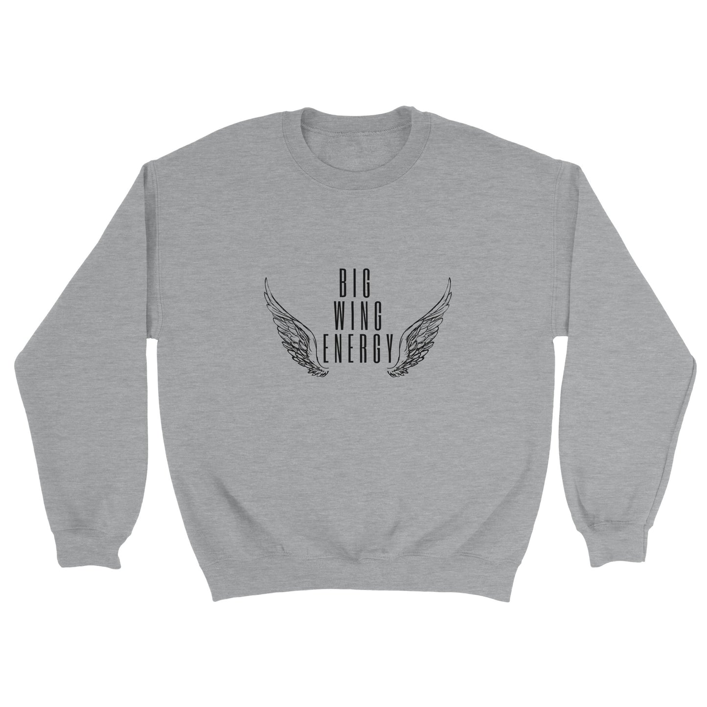 ACOTAR Big Wing Energy Velaris Rhysand Feyre SJM Licensed Sweatshirt Black Print Unisex Crewneck Bookish BOOKTOK Sweater Night Court