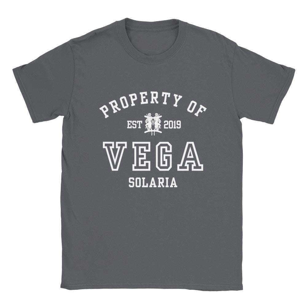 ZA Property Of Vega Collegiate Tory Darcy T-shirt Zodiac Academy Merch Classic Unisex Crewneck Tshirt