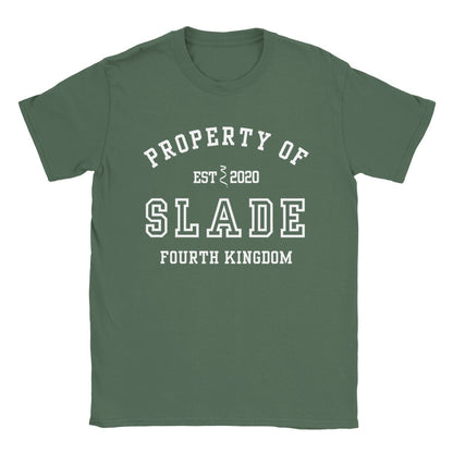 Plated Prisoner Property of Slade Collegiate T-Shirt Commander Rip Merch Classic Unisex Crewneck Tshirt