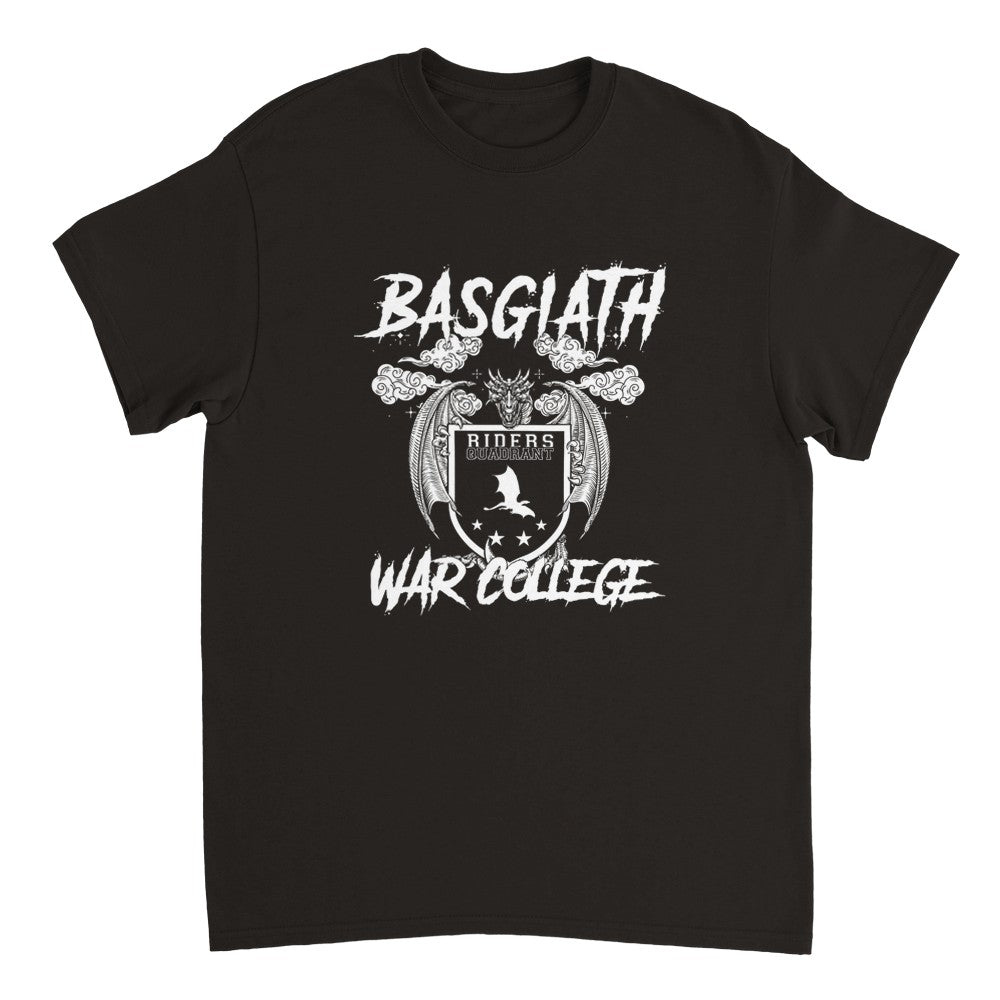 Basgiath War College Riders Quadrant Fourth Wing Iron Flame Merch Heavyweight Unisex Crewneck T-shirt