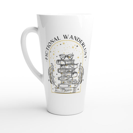 Bookish Fictional Wanderlust Cup Merch ACOTAR FBAA Crescent City Booktok White 17oz Ceramic Mug
