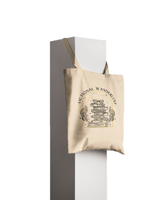 BOOKISH Tote Bag ACOTAR Crescent City Inspired Sarah J Maas Cotton Eco Friendly Compostable Active